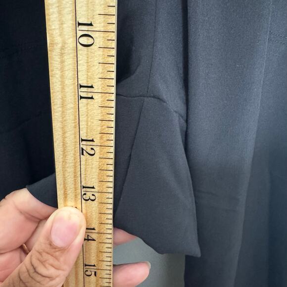 T by Talbots Pants Women’s Petite Medium Black Stretch Ankle Pull-On Comfort - Picture 7 of 13